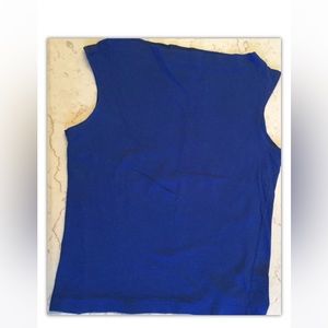 Y's Yohji Yamamoto Women's T-Shirt Tee Size 3 made in Japan cotton blue US M